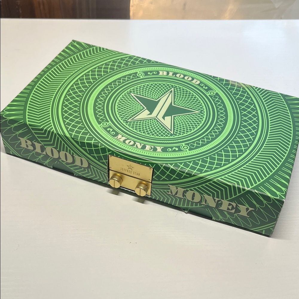 Jeffree Star Blood Money Eyeshadow Palette - Green and Gold